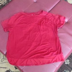 Avia Burgundy Work Out Tee - sz L